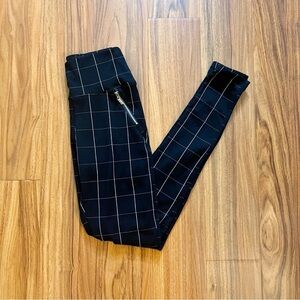 SWS Essentials Black & White Grid Leggings